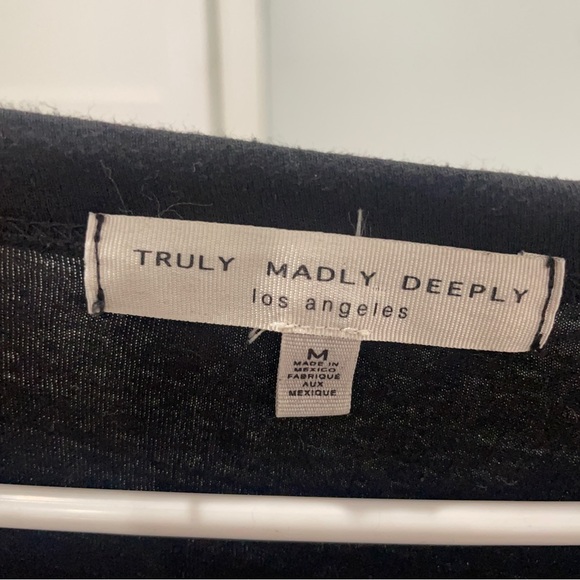 Truly Madly Deeply peplum long sleeve | medium - Picture 3 of 5